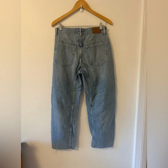 NWT Madewell The Darted Barrel Leg Jeans | Size 26 - Picture 8 of 15